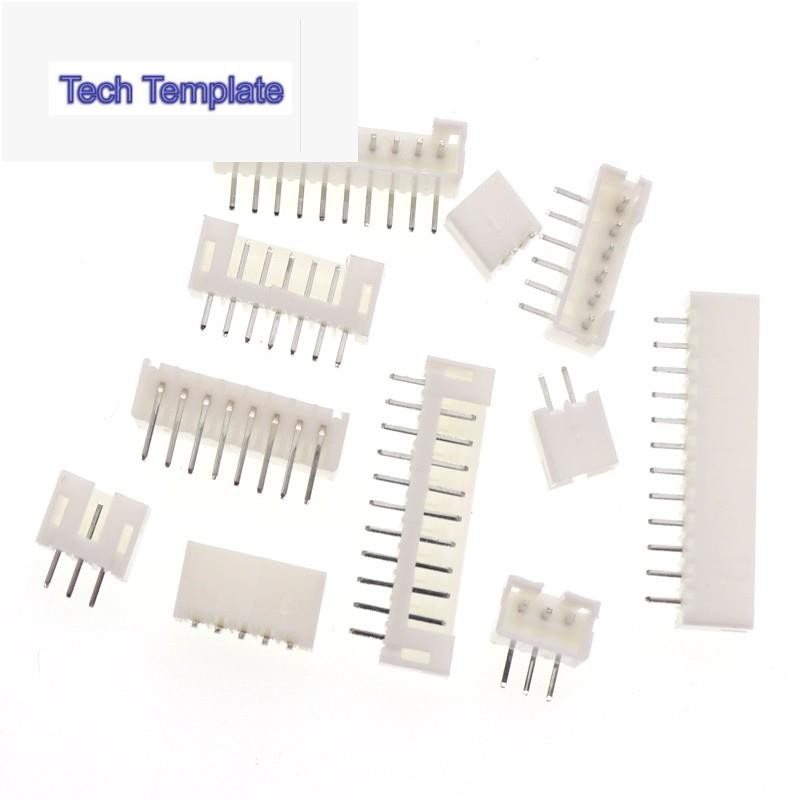 50pcs JST PH2.0 2 มม.ตัวเชื่อมต่อตะกั่ว PH 2.0 2P3P4P5P6P7P8P9P10P11P12P-15P16P17pin Header 2.0 มม.ช