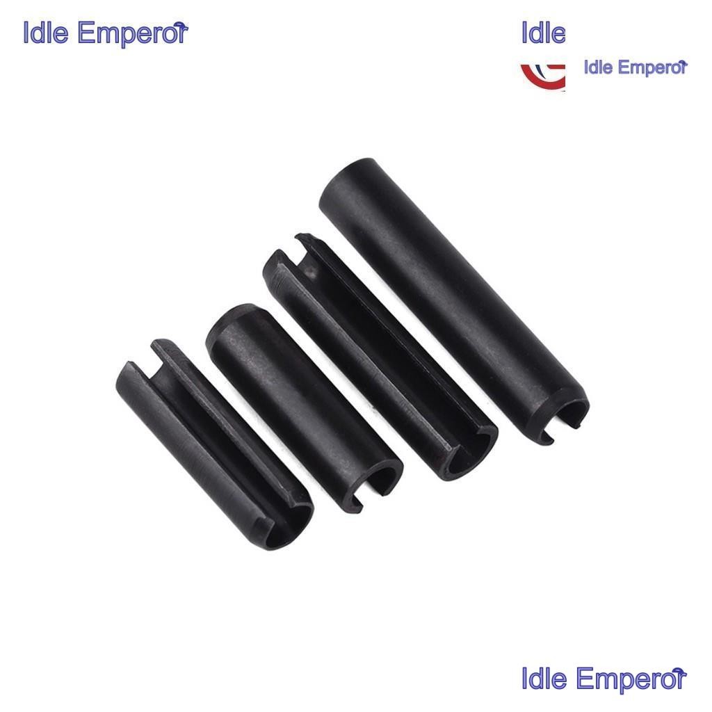 [จัดส่งด่วน1] เหล็ก 65Mn (สีดำ) ปิ๊น ตะกุด ตะกรุด ผ่า ปิ้นหลอด M1.5M2M3M4M5M6 / Slotted Spring Pins 