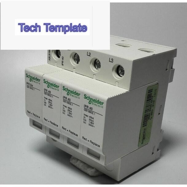 Original Schneider Surge Protector iPRU 20 1P AC350V 10kA-120kA 3P+N 2P3P4P