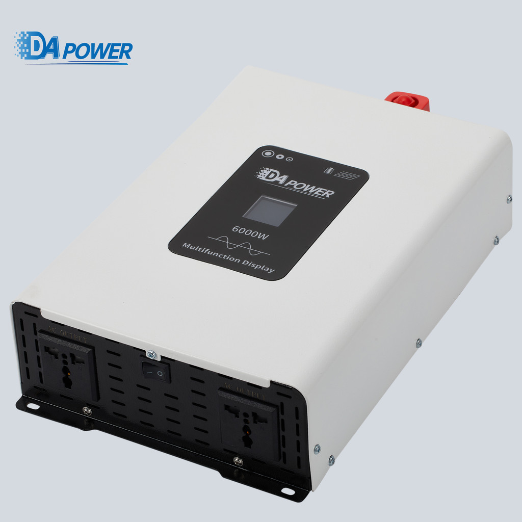 รุ่นใหม่ 2025 อินเวอร์เตอร์เพียวซาย 6000w12v/24v หน้าจอดิจิตอล DA Inverter pure sine wave เครื่องแปลงไฟฟ้า อินวอเตอร์12v