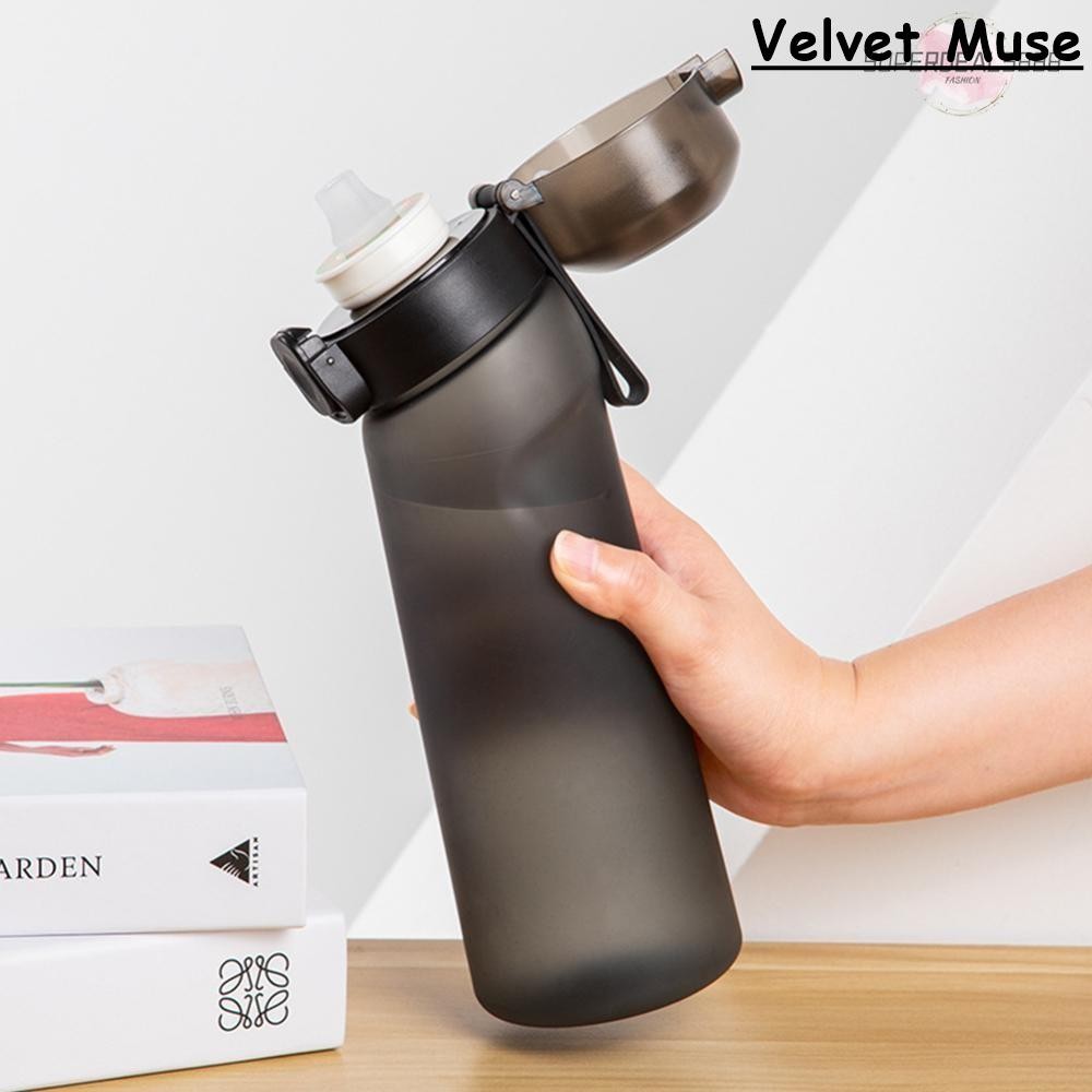 ขวดน้ําลมขนาด 650 มล. พร้อมฝักผลไม้ Flavoured Sports Gym Water Bottle Up [SuperDeals888.th]