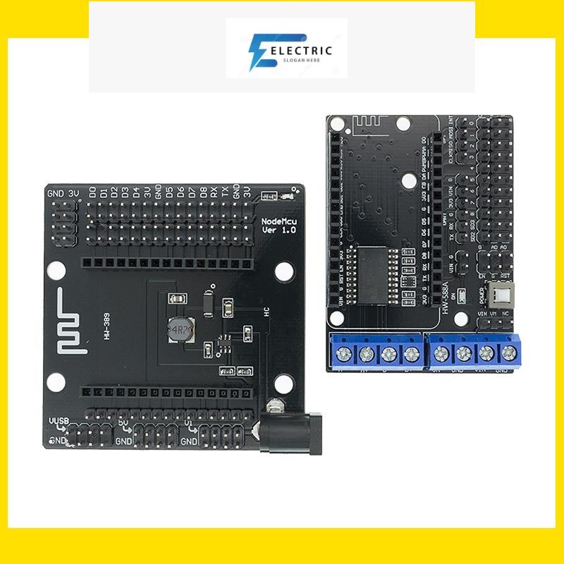 Nodemcu บอร์ดทดสอบเบรดบอร์ด L293D Notemcu Node MCU Base ESP8266 DIY NodeMcu V3