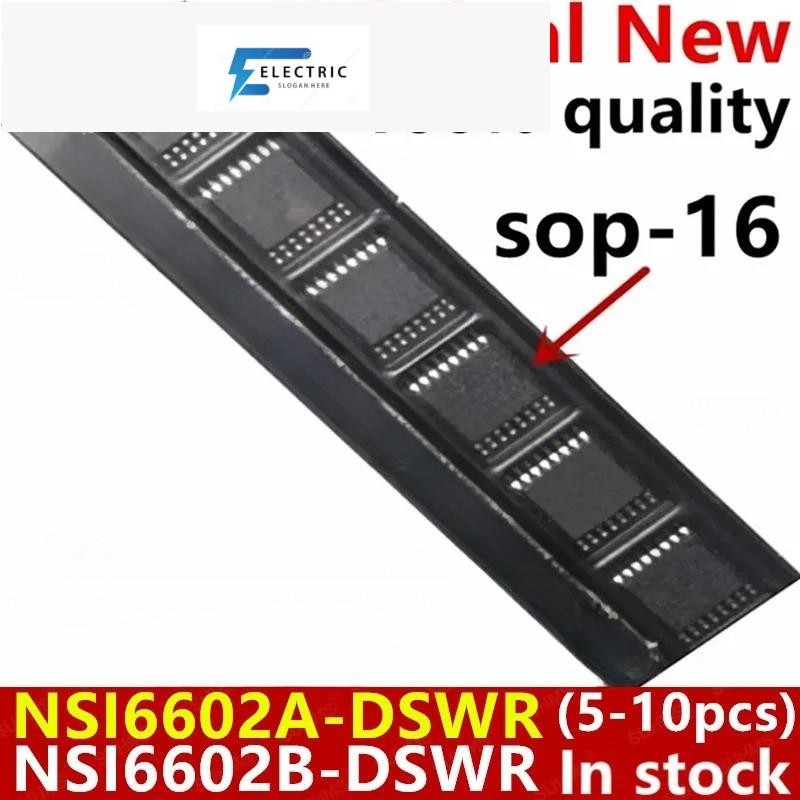 (5 ชิ้น) 100% ใหม่ NSI6602A-DSWR NSI6602B-DSWR NSI6602AD NSI6602BD NSI6602 NSI66 sop-16 ชิปเซ็ต