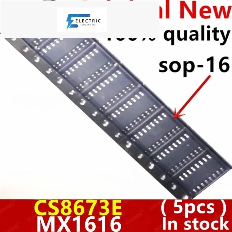 (5 ชิ้น) 100% ใหม่ CS8673E MX1616 sop-16 ชิปเซ็ต