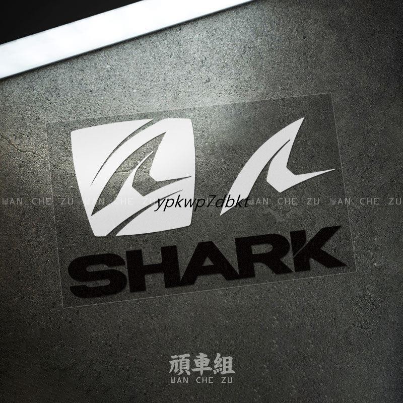 Shark Letter Sticker Motorcycle Helmet Decoration Sticker Shell Waterproof Sticker