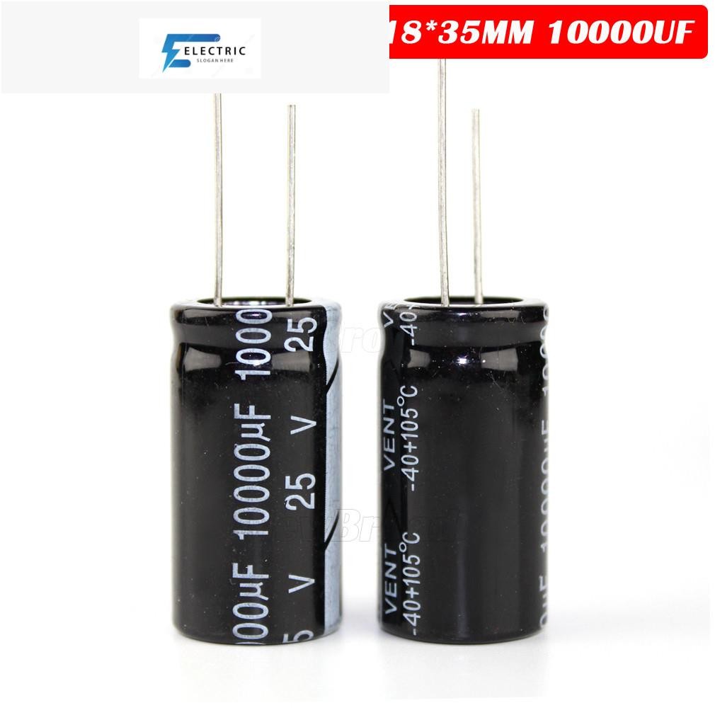 10PCS อลูมิเนียม electrolytic capacitor 16V 10000UF 25V 10000UF plug-in multi special 16*31 18*35 มม