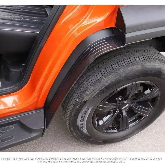 Tank 300 บังโคลนดุมล้อหลัง Tank300 เฉพาะโคลนไร้หมัด flpas & splash guards กว้างขึ้นและหนาขึ้นการติดตั้งแบบไม่ทําลาย ราคา ถูกที่สุด ดีลบีเคเค แกลเลอรีภาพที่ 2