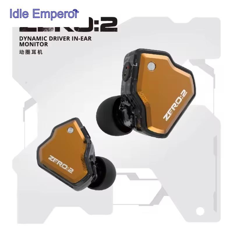 7Hz x Crinacle Zero 2 อัปเดต Headphones10mm Dynamic Driver IEM หูฟังแบบมีสายหูฟังสําหรับเล่นเกมพร้อม