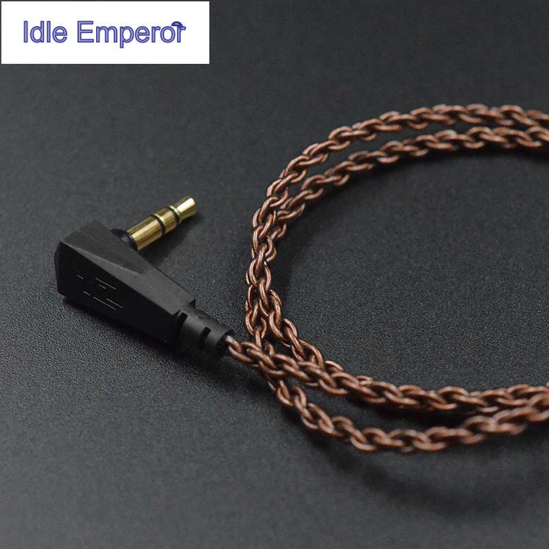 Kz ของแท้ สายเคเบิ้ลหูฟัง ทองแดง ไร้ออกซิเจน KZ ZSX ZS6 ZST ZSR ZS10 C12 AS16 AS12