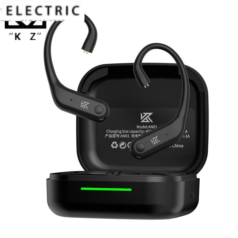 Kz AN01 ไร้สายอัพเกรดหูตะขอสาย C-Pin ANC Active Noise Cancellation โมดูลบลูทูธ LDAC HD ถอดรหัสเสียง