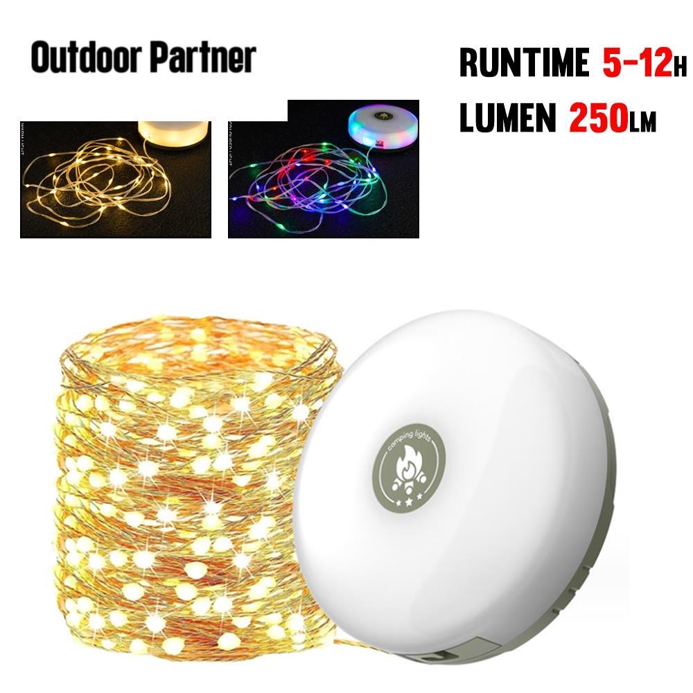 KXK-828 COB XPG LED Camping Light 250LM 8 โหมดแสง 5-12H โคมไฟกลางคืน IP44 กันน ้ ําเต ็ นท ์ โคมไฟ U