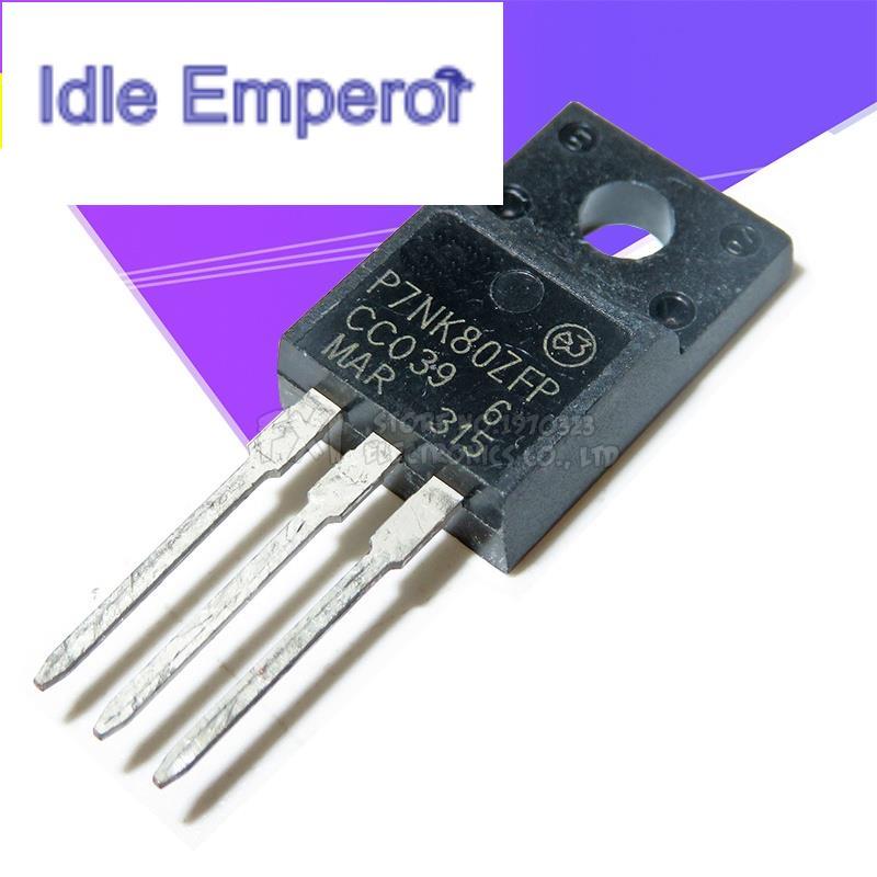 5pcs STP7NK80ZFP P7NK80ZFP 7A800V TO-220F offen use laptop chip new original