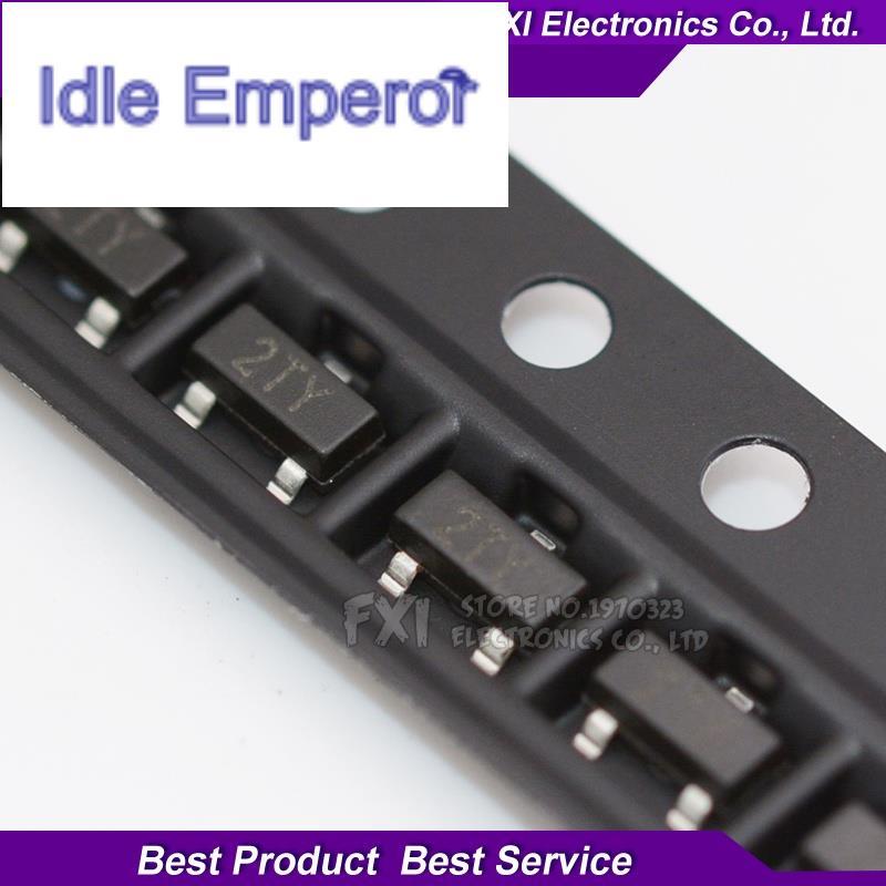 ชิ้นส่วนอิเล็กทรอนิกส์ S8550 S8550D SMD SOT23 SOT23-3 2TY SOT 100 ชิ้น