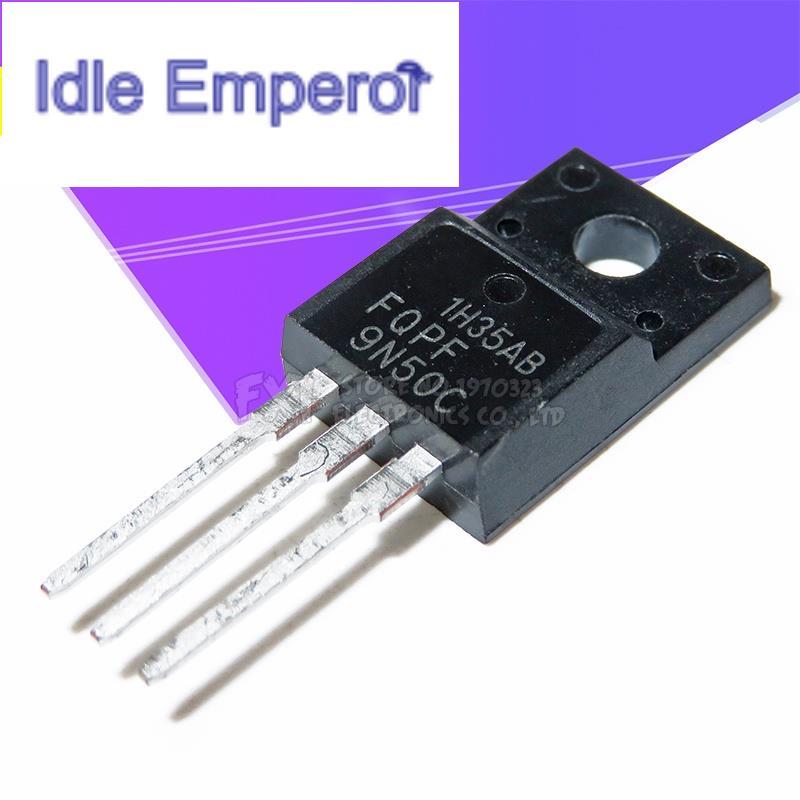 ทรานซิสเตอร์มอสเฟต FQPF9N50C 9N50C TO-220 9N50 TO220 10 ชิ้น