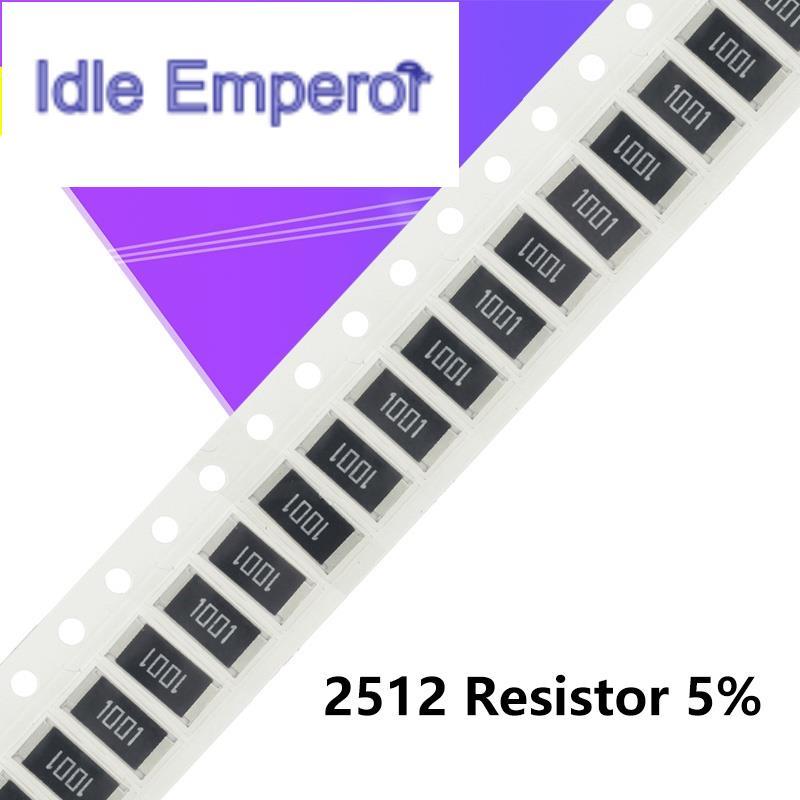 ชิป SMD 2512 5% 1W 0.1R 0.01R 0.05R 0.001R 0.33R 1R 0R 10R 100R 2W 0.001 0.01 0.1 0.33 0.05 1 0 10 1