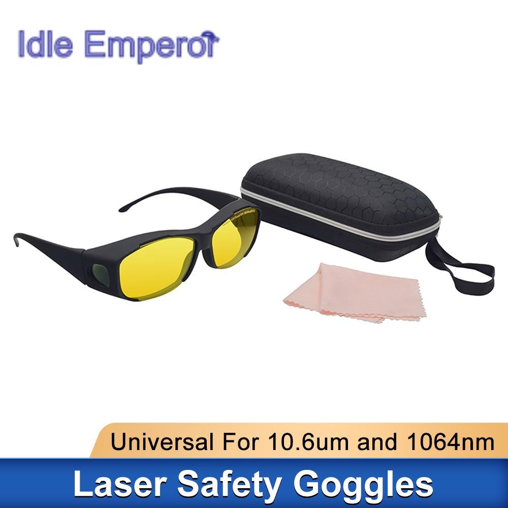 10.6um 1064nm เลเซอร์แว่นตาความปลอดภัยแว่นตาป้องกัน OD4 ป้องกันแว่นตาสําหรับ YAG DPSS เส้นใยและ Co2 