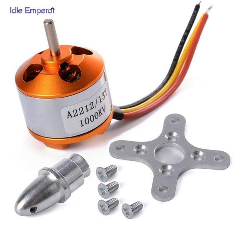 มอเตอร์ไร้แปรงถ่าน A2212 930KV 1000KV 1400KV 2200KV 2450KV 2700KV สําหรับเครื่องบินบังคับ