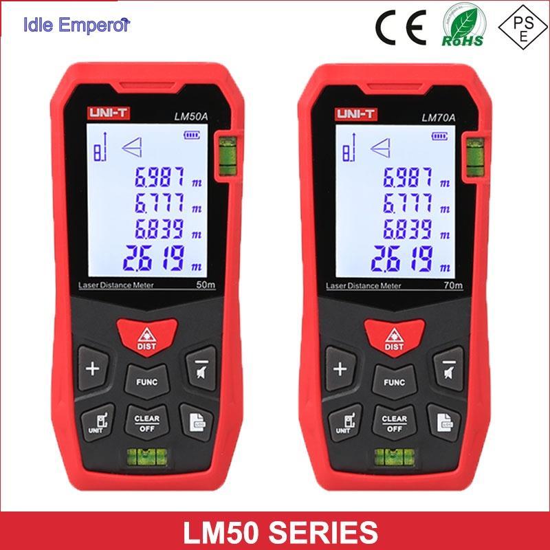 Uni-t เครื่องวัดระยะทางเลเซอร์ดิจิทัล LM50A LM70A LM100A LM120A