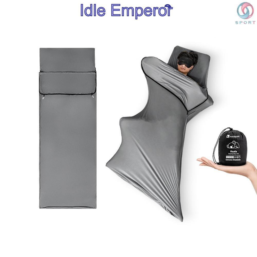 【⚽Sportstarsleeping Bag Liner น้ําหนักเบาถุงนอนยืดหยุ่นสูง Liner Outdoor Camping Travel Hotel Sleepi