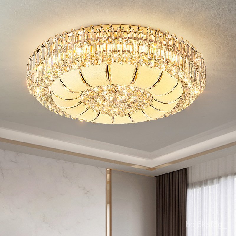 Zhongshan Crystal Ceiling Lamp Living Room Main Light2025New Model Hall Ceiling Light Modern Simple 