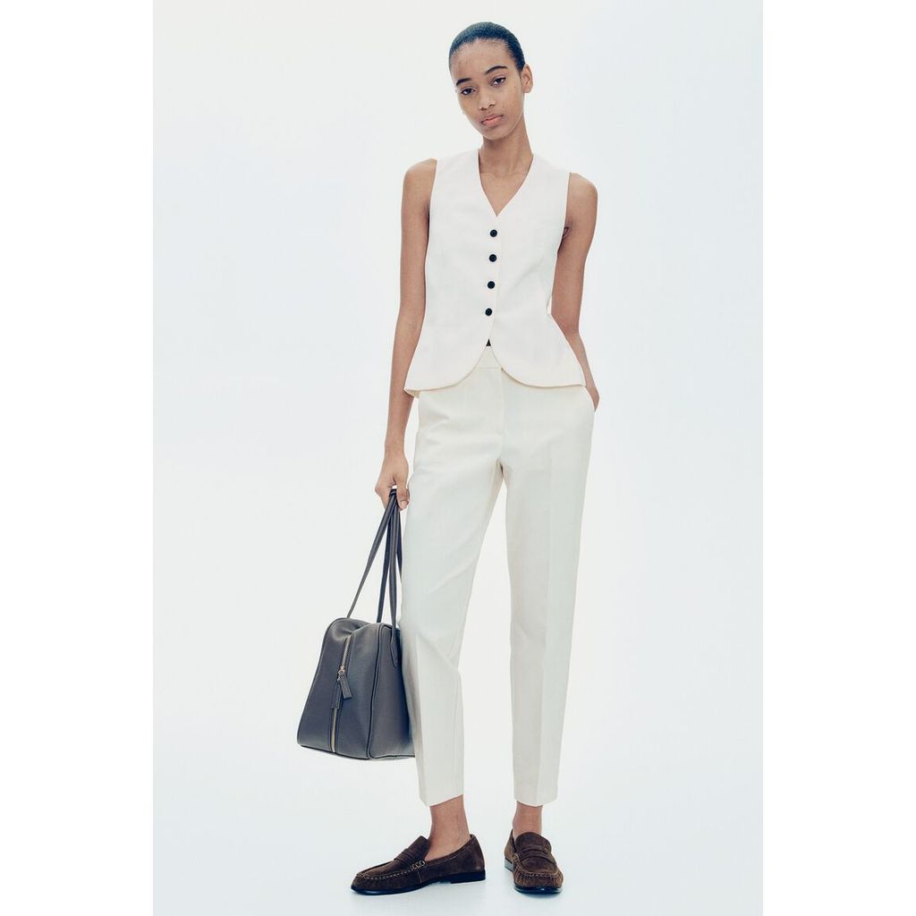 H&M(เอชแอนด์เอ็ม) กางเกงทรงทรงตรงขาเรียว ผู้หญิง 751471_22