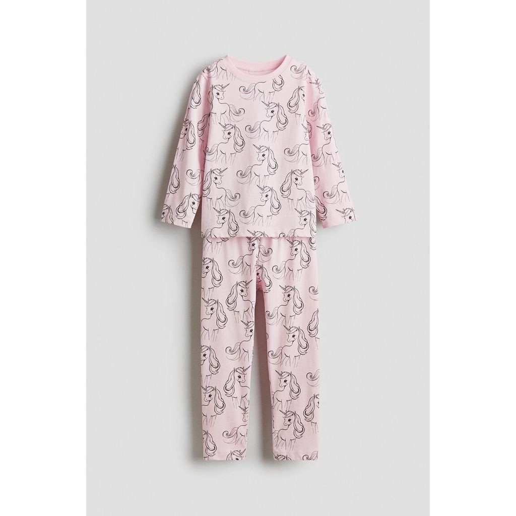 H&M(เอชแอนด์เอ็ม) ชุดนอนผ้าคอตตอนพิมพ์ลาย Girls Printed cotton pyjamas 1230485_6