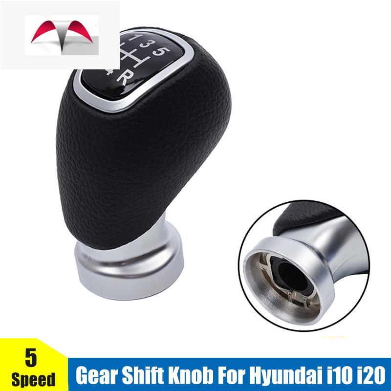 5 ความเร็วรถเกียร์ธรรมดาเกียร์ Shift Knob สําหรับ Hyundai i10 i20 2014-2020 / Kia Rio 5 2012-2015 Sh