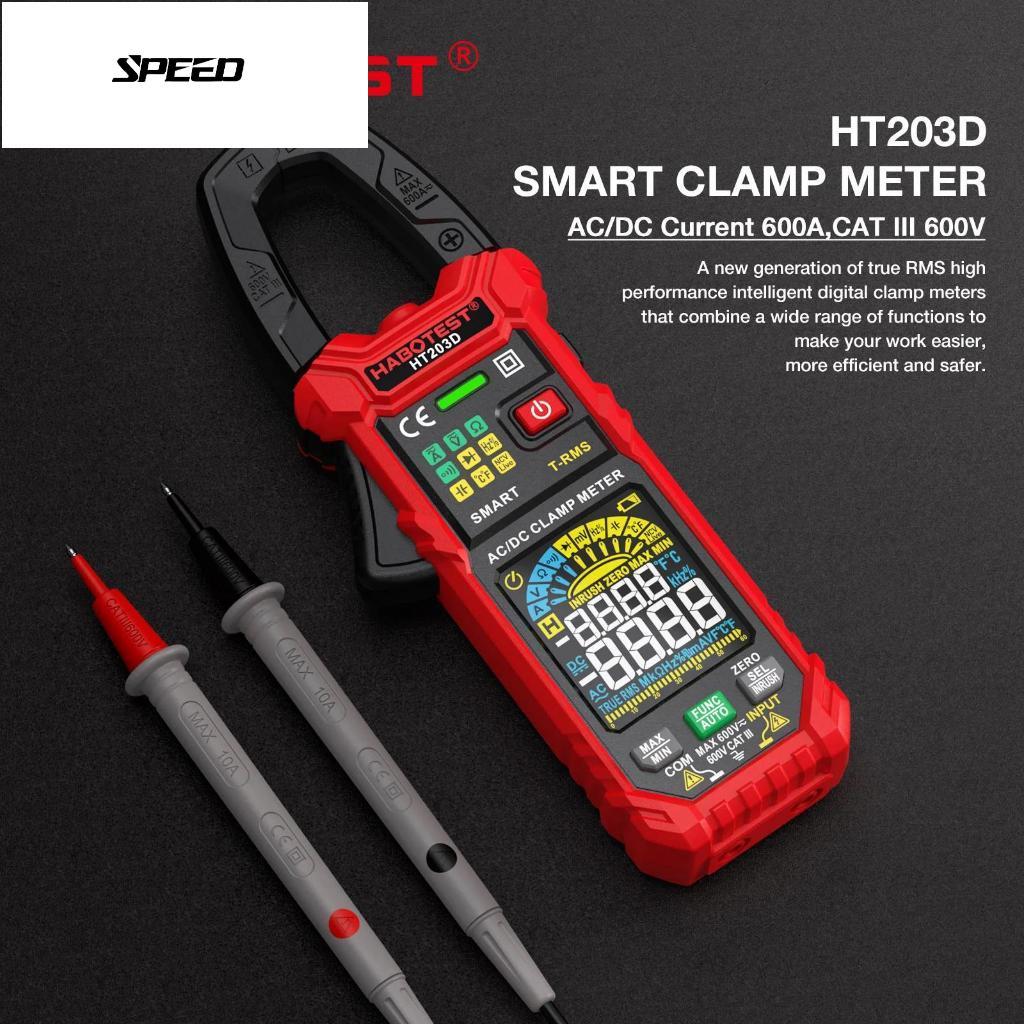 PMH-HT208D แคลมป์มิเตอร์แบบดิจิตอล 1000A DC มัลติมิเตอร์ HT205D HT203D สมาร์ทมัลติมิเตอร์