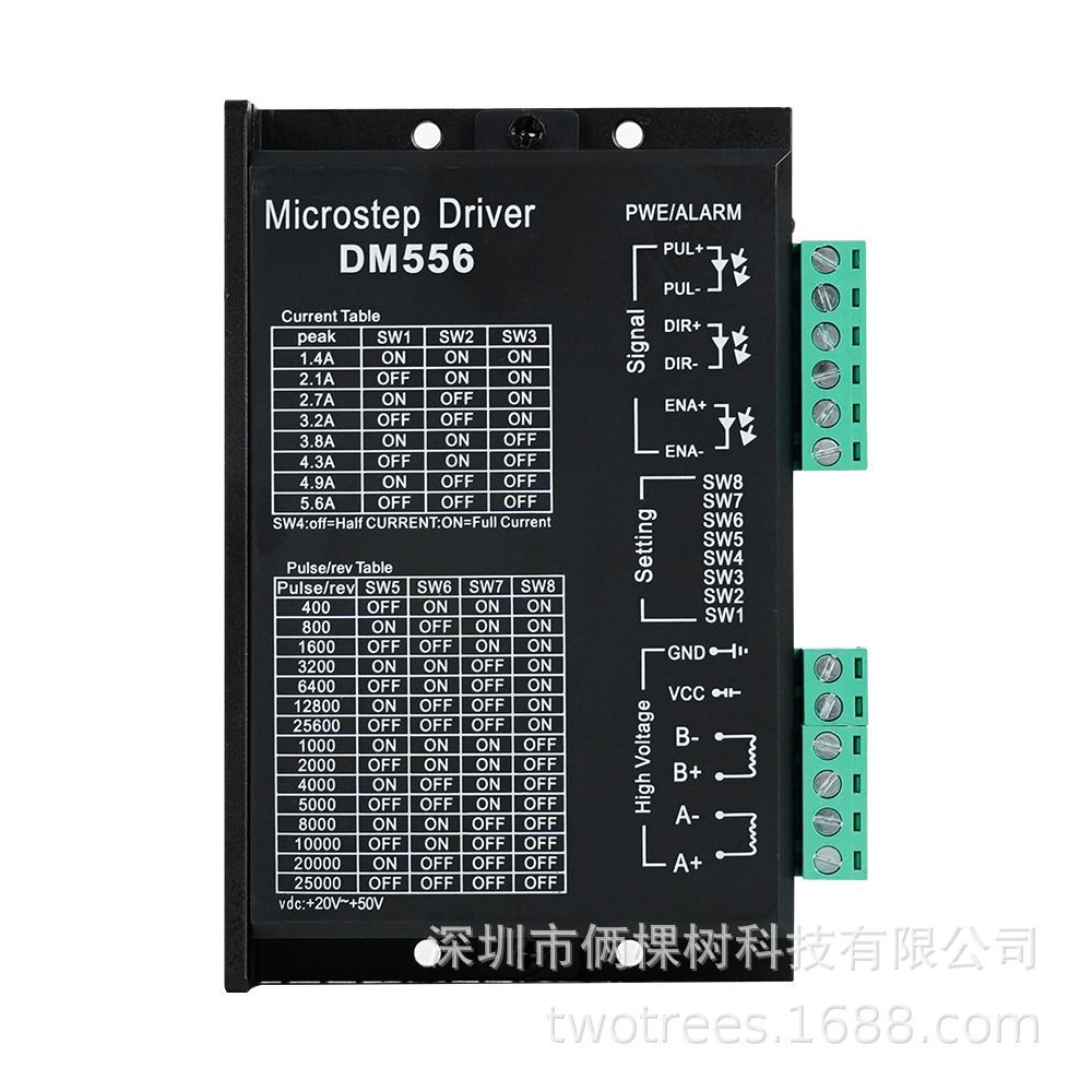 DM556  42 57 86ไดรเวอร์มอเตอร์สเต็ปเปอร์ดิจิทัล DM542 TB6600รุ่นอัพเกรด MJOG