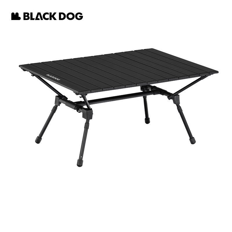 Blackdog Outdoor Blackened Camping Folding Table Portable Table Aluminum Alloy Folding Table Picnic 