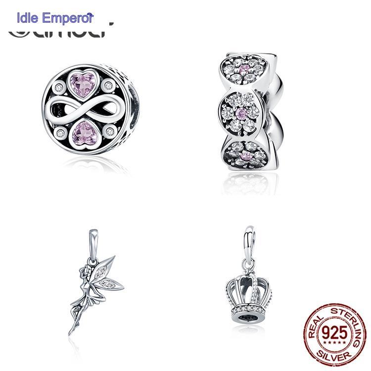 Bamoer สร้อยข้อมือ และสร้อยคอ เงินแท้ 100% 925 DIY SCC240