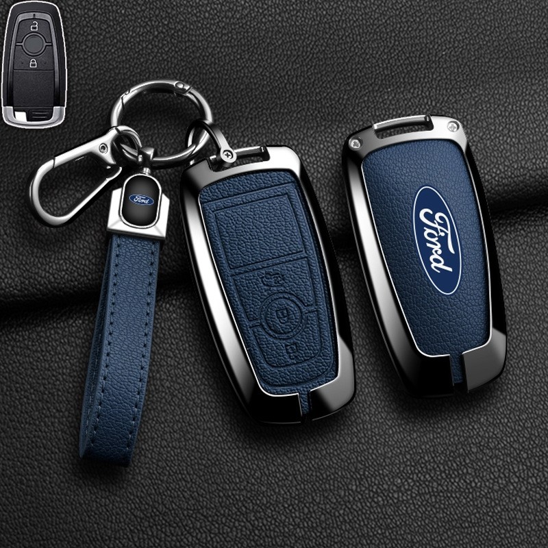 เคสรีโมตกุญแจรถยนต์ เคสรีโมทรถ Ford Everest 2022-2025 FORD พวงกุญแจรถยนต์ Ranger 2022 Everest Rapter Wildtrack ของแต่งรถ