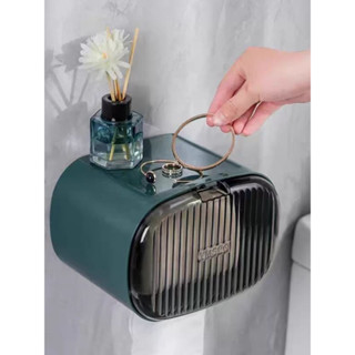 🚚COD+จัดส่งฟรี🚚กล่องใส่ทิชชู่แบบม้วน กันน้ำ กล่องใส่กระดาษทิ…