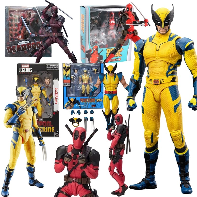 Ct ของเล่น Deadpool & Wolverine Action Figure Wolverine Hellverine เครื่องประดับตกแต่ง Marvel Legend