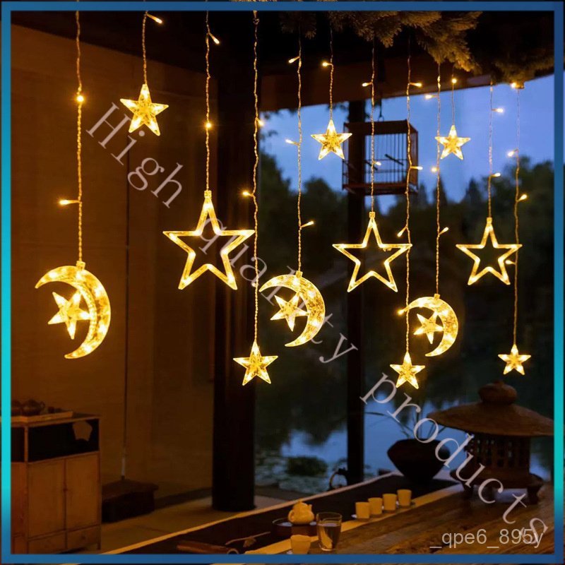 Star Lights Moon Lights Flashing Lights String Lights Starry Sky Birthday Room Scene Decorations Out