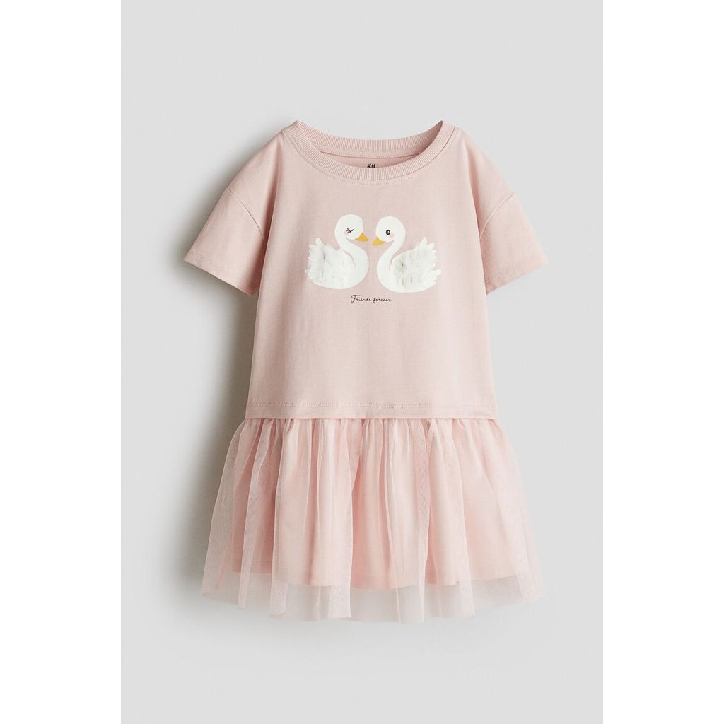 H&M(เอชแอนด์เอ็ม) เดรสกระโปรงทูลลายพิมพ์ เด็กผู้หญิง 1309405_1