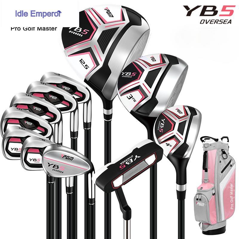 PGM LTG073 ชุดกอล์ฟผู้หญิงใหม่ชุดเต็มรูปแบบต่างประเทศชุดมือขวารวม 11 คลับเริ่มต้น