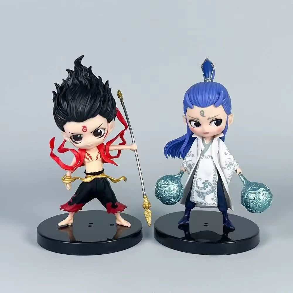 อะนิเมะ NeZha 2 Ne Zha และ Ao Bing รูปรุ่น Q ของเล่นตุ๊กตา