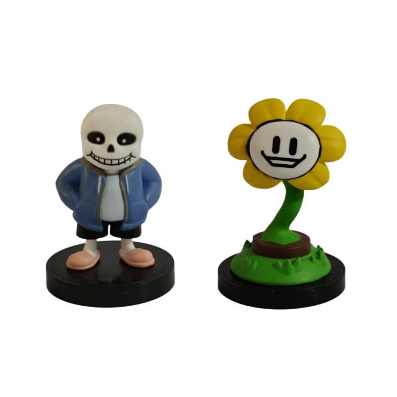 Steam Game Undertale Sans และ Flowey Mini Figure ของเล่น