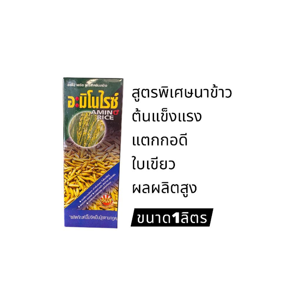 อะมิโนโรซ์ สูตรสำหรับนาข้าวบำรงต้นแตกกอดีใบเขียวออกรวงสมำเสมอ