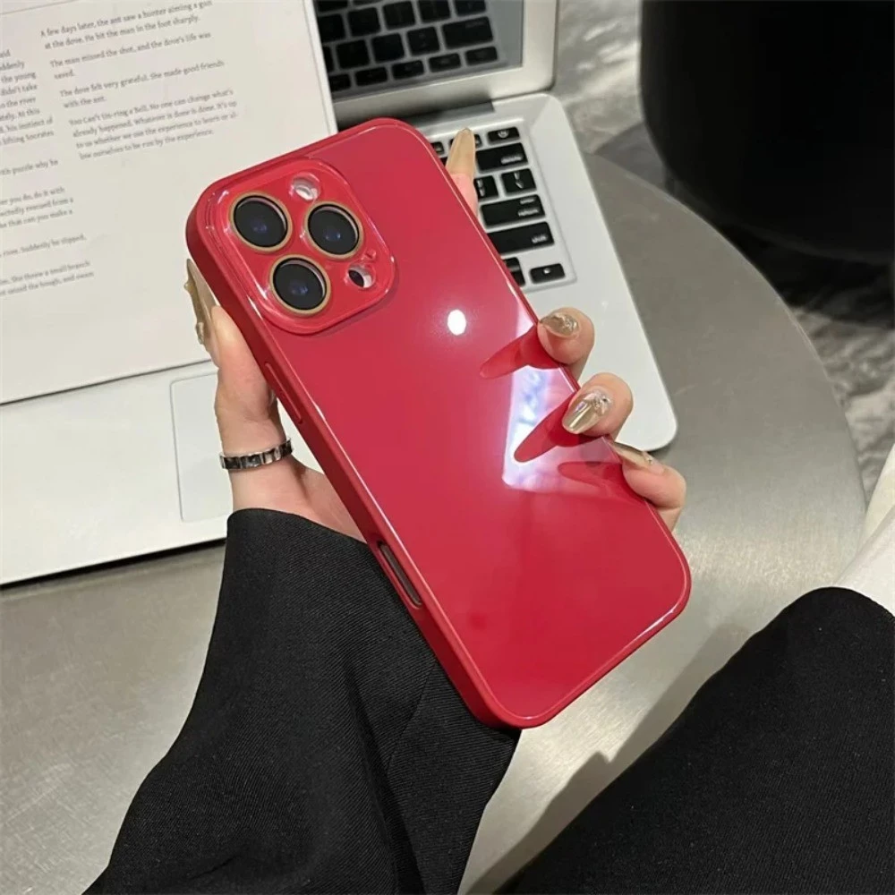 ใหม่สี Ice Like Glass ทันทีเปลี่ยน 17 ขนาดใหญ่ Windows เคสโทรศัพท์สําหรับ IPhone 17 16 15 14 13 12 11 Pro Max ป้องกันกล้ thumbnail 7