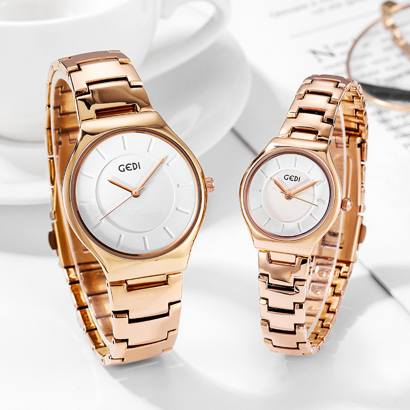 GEDI Gedi's new hot-selling fashion casual women's watch, quartz waterproof couple's watch