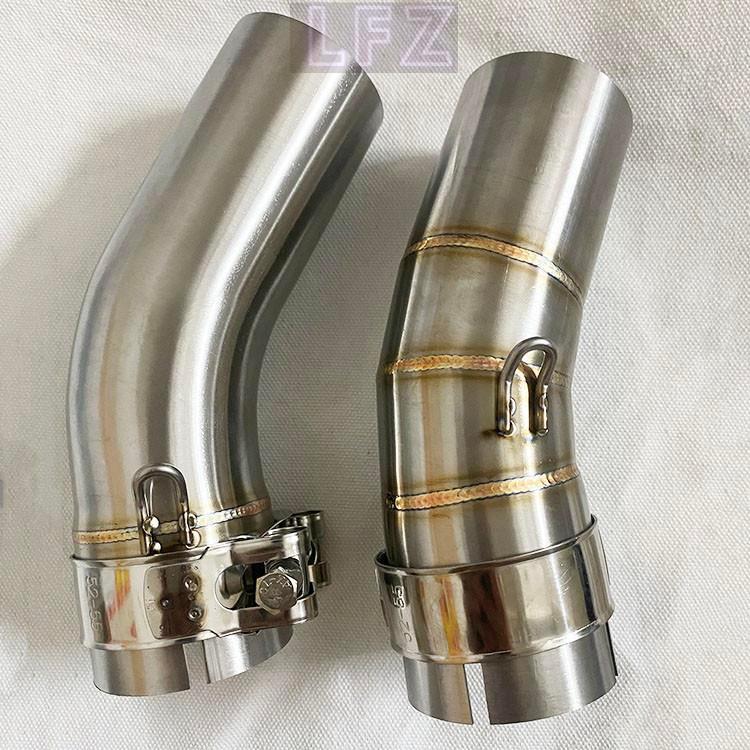รถจักรยานยนต์ ZX4R ZX4RR ZX25R 2023 Slip-on ไอเสียกลาง Link ท่อเชื่อมต่อ