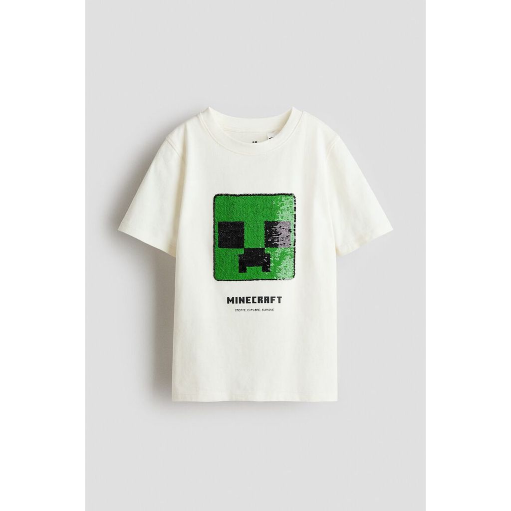 H&M(เอชแอนด์เอ็ม) เสื้อยืดปักเลื่อมแบบพลิกกลับด้านได้ เด็กผู้ชาย 1215311_7