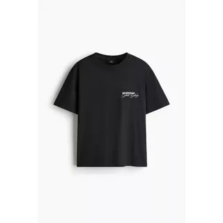 H&M(เอชแอนด์เอ็ม) เสื้อยืดพิมพ์ลายแบบหลวม ผู้ชาย 1034065_18