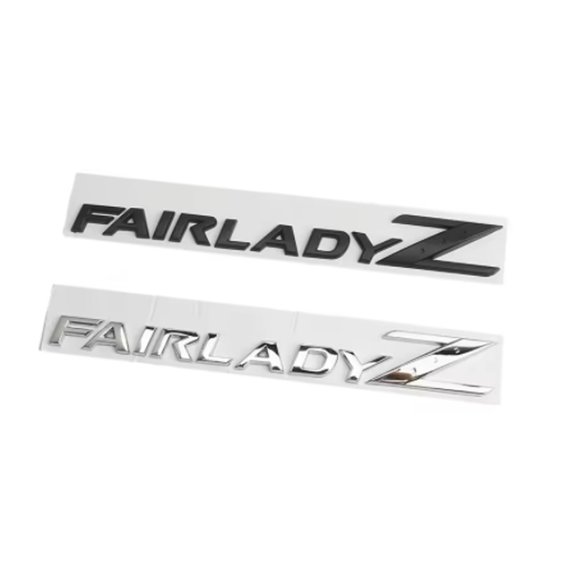 3D ตัวอักษร Fairlady Z โลโก้ด้านหลัง Boot Trunk ป้ายสัญลักษณ์สําหรับ Nissan Nismo 350Z 370Z Z33 GTR 