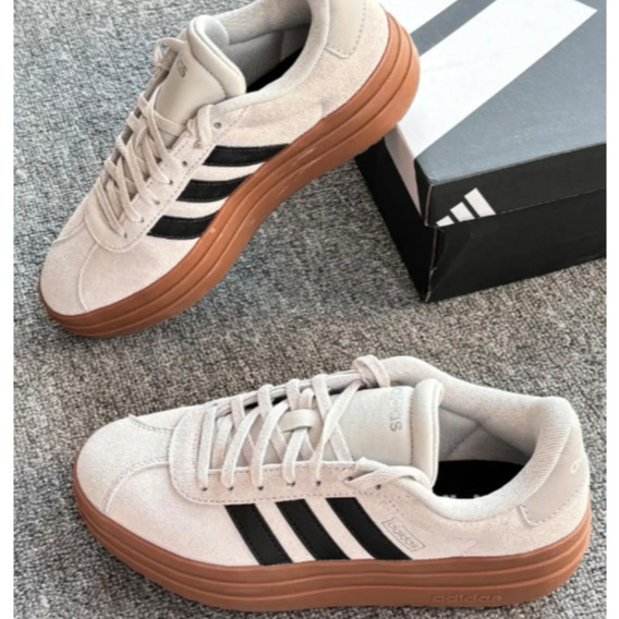 【ของแท้ 100%】Adidas VL Court Bold T Training Shoes