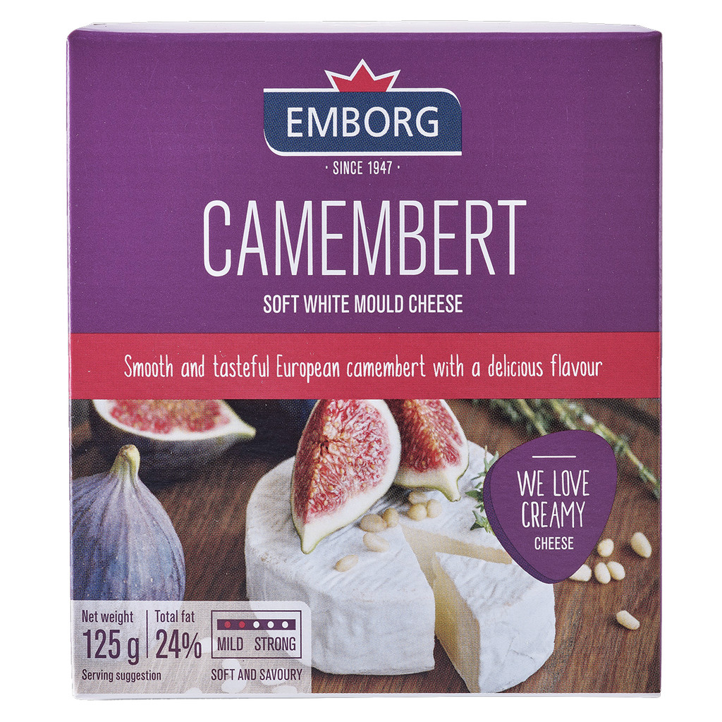 [0259564] Emborg Camembert Cheese Emborg กามองแบร์ชีส 125g