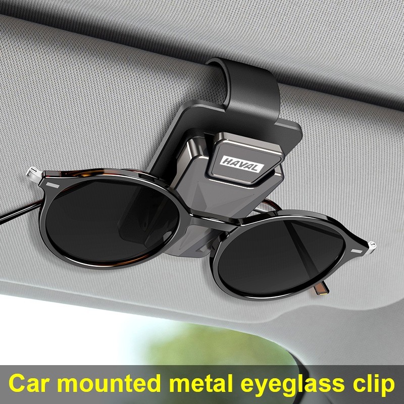 Haval รถแว่นตากันแดดผู้ถือแว่นตา Visor ผู้ถือคลิปสําหรับ Haval Jolion H6 PHEV H1 H2 H3 H7 H9 F7X Gre
