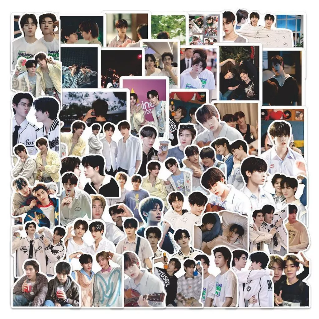 พร้อมส่ง สติ๊กเกอร์ GMM แบบการ์ตูน มี79 ดวง /แบบหน้าดารา มี 80 ดวง/ตี่ตี๋ป๋อ108ดวง